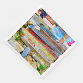 Serviette En Papier Signe de distance (Coin)