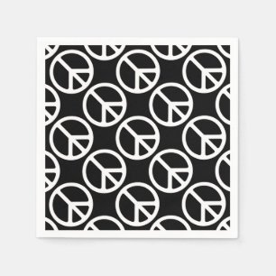 Serviette En Papier Signe de paix