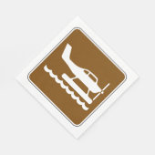 Serviette En Papier SIGNE hydravion (Coin)