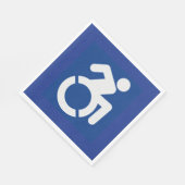 Serviette En Papier SIGNE MAÎTRISÉ Moderne (Coin)