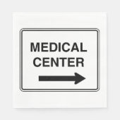 SERVIETTE EN PAPIER SIGNE MÉDICALE (Devant)