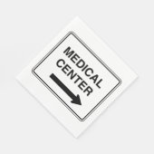 SERVIETTE EN PAPIER SIGNE MÉDICALE (Coin)