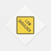 Serviette En Papier SIGNE ROUTIÈRE À BAS Épaules (Coin)