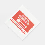 Serviette En Papier Signer les instruments de précision (Coin)