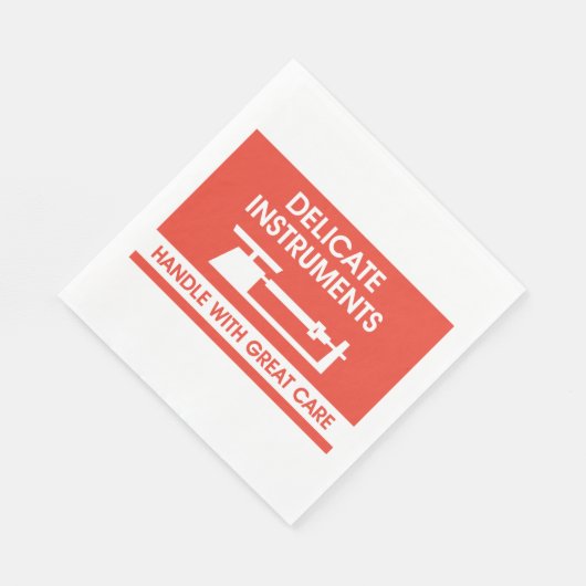 Serviette En Papier Signer les instruments de précision (Coin)