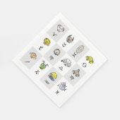 Serviette En Papier Signes zodiaques amusants (Coin)