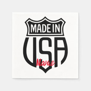 Serviette En Papier Signet Fabriqué aux États-Unis Thunder_Cove