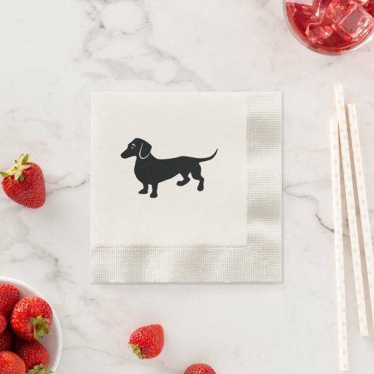 Serviette En Papier Silhouette (En situation)