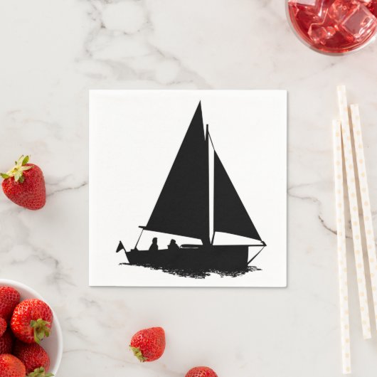 Serviette En Papier Silhouette (En situation)