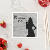 Serviette En Papier Silhouette de poule d'arme (En situation)