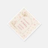 Serviette En Papier Silly Goose 1st Birthday Party (Coin)