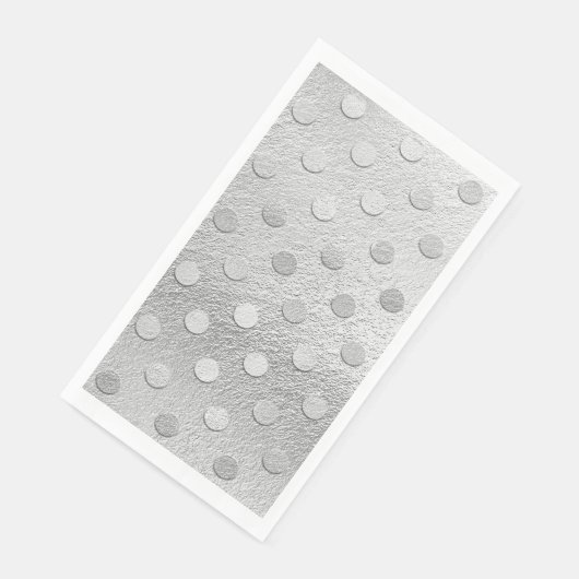Serviette En Papier Silver de luxe jetable (Coin)