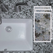 Serviette En Papier Silvery Blue Succulents