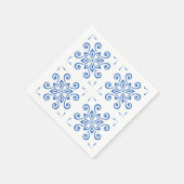 Serviette En Papier Simple Azulejo (Coin)