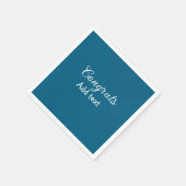 Serviette En Papier Simple congratulation graduation add your (Coin)