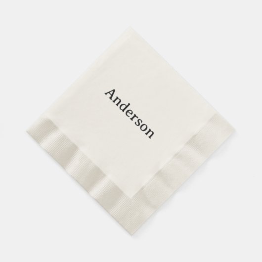 Serviette En Papier Simple Déjeuner D'affaires Professionnel (Coin)