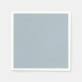 Serviette En Papier Simple Dusty Blue Pas de typographie (Devant)
