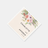 Serviette En Papier Simple, élégant eucalyptus, flowers (Coin)