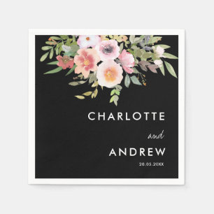 Serviette En Papier Simple, élégant eucalyptus, flowers