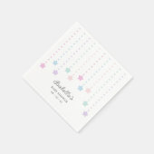 Serviette En Papier Simple Elegant Twinkle Little Stars Baby shower (Coin)