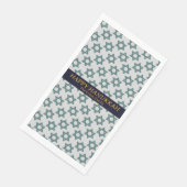 Serviette En Papier Simple élégante famille Hanoukka moderne Photo (Coin)