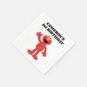 Serviette En Papier Simple Elmo 1er anniversaire (Coin)