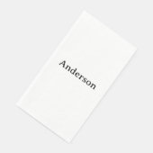 Serviette En Papier Simple Entreprise Professionnelle (Coin)