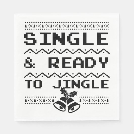 Serviette En Papier Simple Et Prêt À Jingler (Devant)