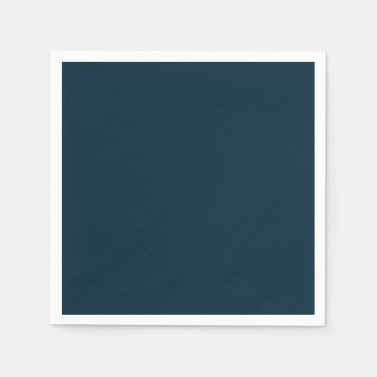 Serviette En Papier Simple Fête Bleu Foncé (Devant)