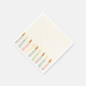 Serviette En Papier Simple fête des bougies d'anniversaire (Coin)