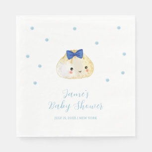 Serviette En Papier Simple garçon Petit Baby shower de dumping