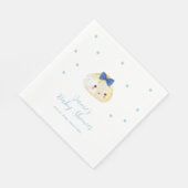 Serviette En Papier Simple garçon Petit Baby shower de dumping (Coin)