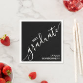 Serviette En Papier Simple Graduation Party (En situation)
