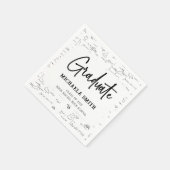 Serviette En Papier Simple High School Math Graduate Party (Coin)