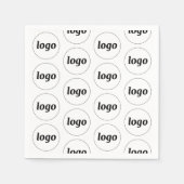 Serviette En Papier Simple Logo Motif Promotion Business (Devant)