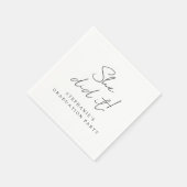 Serviette En Papier Simple minima moderne fête de graduation (Coin)