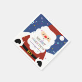Serviette En Papier Simple moderne Whimsical mignon Père Noël Christma (Coin)