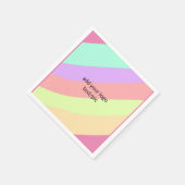 Serviette En Papier simple personnalisé minimal ajouter votre logo adr (Coin)