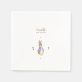 Serviette En Papier Simple Pierre le lapin (Devant)