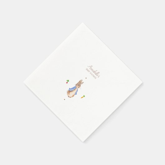 Serviette En Papier Simple Pierre le lapin (Coin)