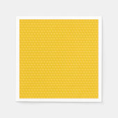 Serviette En Papier Simple rétro Honeycomb Gold (Devant)