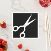 Serviette En Papier Simple Vector Scissors (En situation)