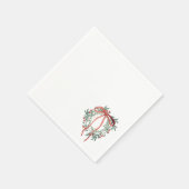 Serviette En Papier Simple Wreath Cocktail Napkins (Coin)