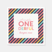 SERVIETTE EN PAPIER SIMPLEMENT ONÉRÉ MERVEILLEUX (Devant)