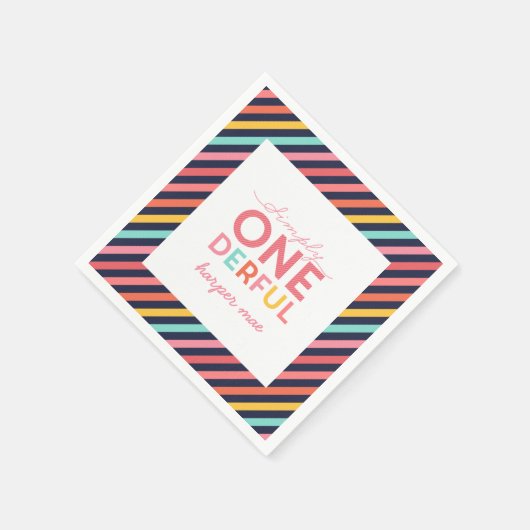 SERVIETTE EN PAPIER SIMPLEMENT ONÉRÉ MERVEILLEUX (Coin)