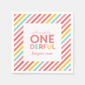 SERVIETTE EN PAPIER SIMPLEMENT ONÉRÉ MERVEILLEUX (Devant)