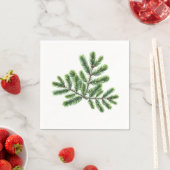 Serviette En Papier Simplement verdure de pin  (En situation)