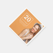 Serviette En Papier Simplicité chic | Serviettes photo (Coin)