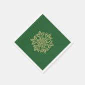 Serviette En Papier Simply Christmas Collection - Flocon de neige (Coin)