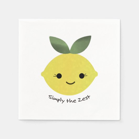 Serviette En Papier Simply the Zest Cute (Devant)